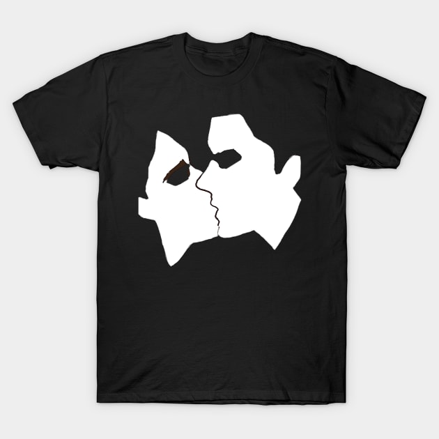 Kissing T-Shirt by Ykartwork